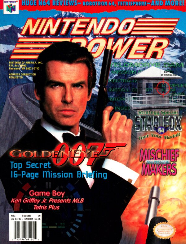 Nintendo Power Issue 099 (August 1997) cover